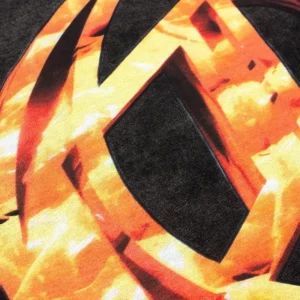 Godspeed Flame Logo & Skull Pyramid Graphic T-Shirt Black