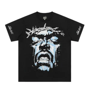 Hellstar Tears of Paradise Angel Wings T-Shirt Black