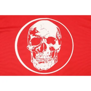 Godspeed Skull Jersey T-Shirt Red