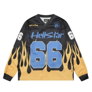 Hellstar Sports Flame Jersey 66 Black Yellow