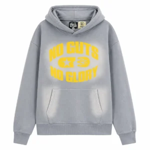 Hellstar No Guts No Glory Hoodie Grey