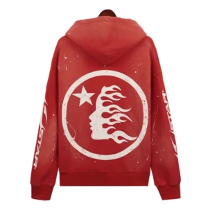 Hellstar Washed Hoodie Red