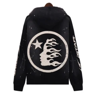 Hellstar Washed Hoodie Black