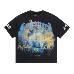 Godspeed Protest Scene T-Shirt Black