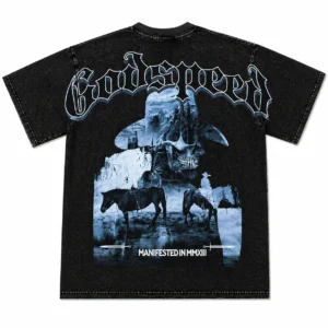Godspeed Western Skull Riders T-Shirt Black