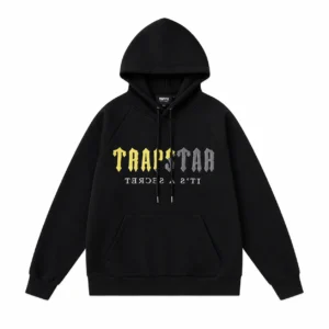 Trapstar Gradient Logo Hoodie Black