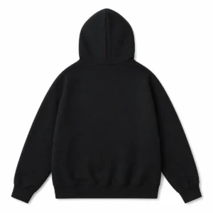 Trapstar Rhinestone Script Zip Hoodie Black