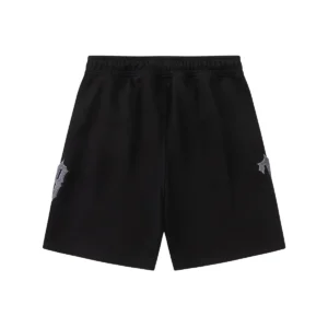 Trapstar Gradient Logo Sweat Shorts Black