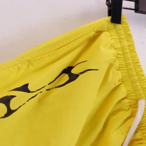 Hellstar Logo Shorts Yellow
