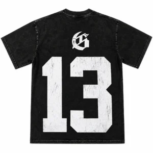 Godspeed 13 Flame Skull Graphic T-Shirt Black