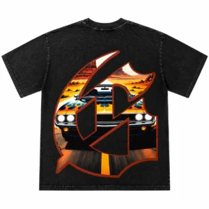 Godspeed Desert Drive Graphic T-Shirt Black