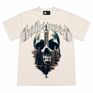 Godspeed Skull City T-Shirt Beige