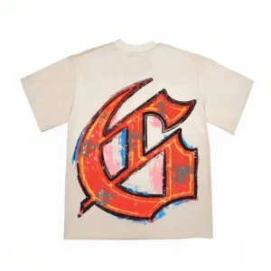 Godspeed Skull Syndicate Graphic T-Shirt Beige