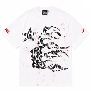 Hellstar Abstract Face T-Shirt White