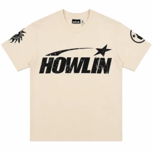 Hellstar Howlin Rave T-Shirt Beige
