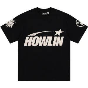Hellstar Howlin Rave T-Shirt Black