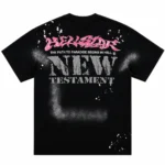 Hellstar New Testament Face T-Shirt Black Fade