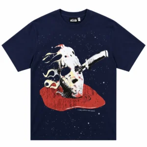 Hellstar Skull Knife T-Shirt Navy
