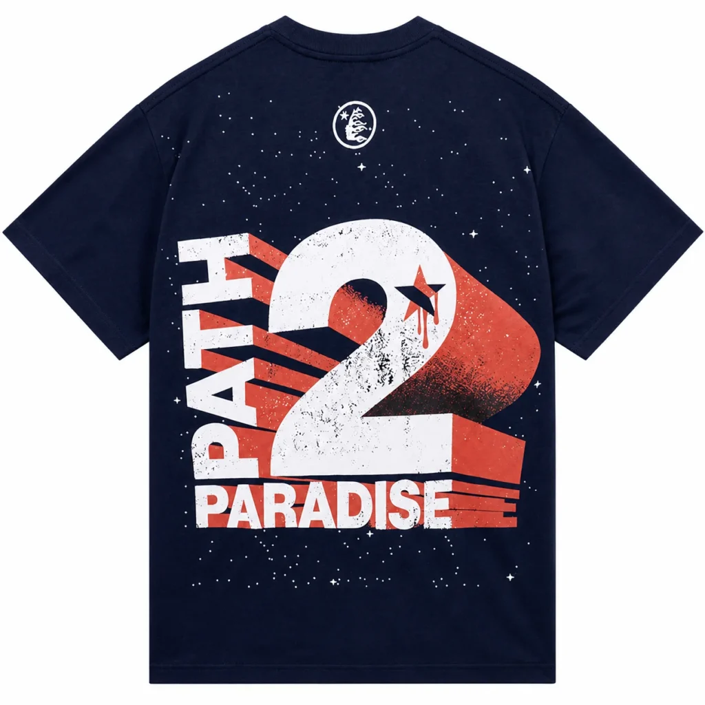 Hellstar Skull Knife T-Shirt Navy