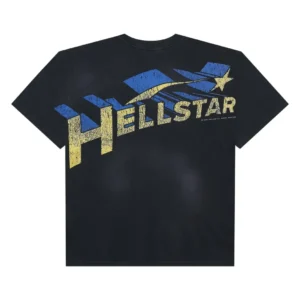 Hellstar Super Flame Chest T-Shirt Black