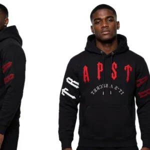 Trapstar Inferno Arch Hoodie Black