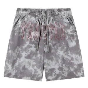 Trapstar Tie Dye Shorts Grey