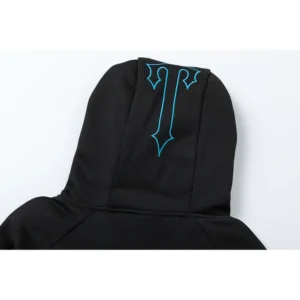 Trapstar Shadow Script Hoodie Black
