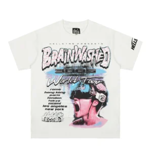 Hellstar Brainwashed World Tour T-Shirt White