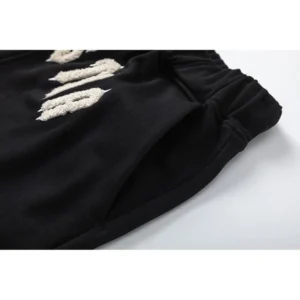 Trapstar Split Logo Shorts Black