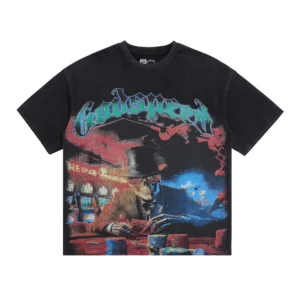 Godspeed Casino Skull T-Shirt Black