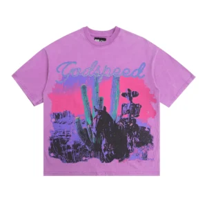 Godspeed Desert Scene T-Shirt Purple