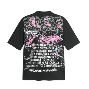 Hellstar World Tour Brain T-Shirt Black