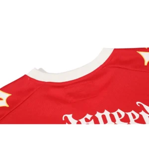 Godspeed Skull Jersey T-Shirt Red
