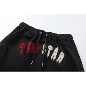 Trapstar Split Logo Shorts Black