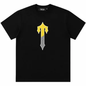Trapstar Gold T Logo T-Shirt Black