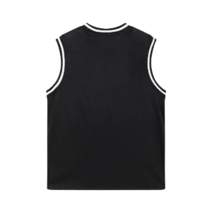 Trapstar Mesh Basketball Tank Top Black