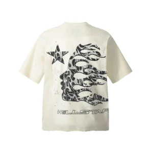 Hellstar Space Alien T-Shirt Beige