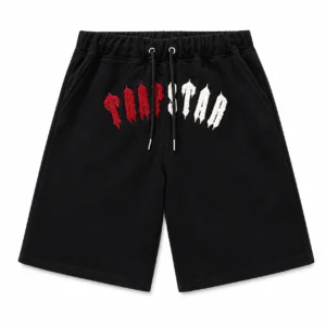 Trapstar Split Logo Shorts Black