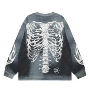 Hellstar Skeleton Longsleeve Grey