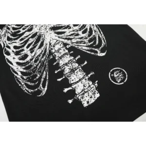 Hellstar Skeleton Ribcage T-Shirt Black