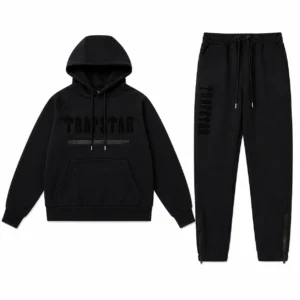 Trapstar Shadow Logo Tracksuit Black
