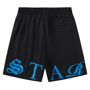 Trapstar Script Swim Shorts Black