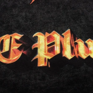 Godspeed Flame Logo & Skull Pyramid Graphic T-Shirt Black