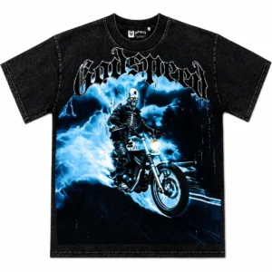 Godspeed Skeleton Rider T-Shirt Black