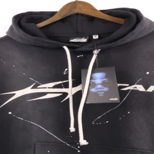 Hellstar Washed Hoodie Black