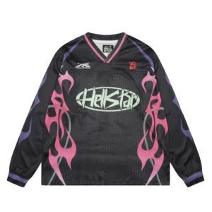 Hellstar Sports Flame Jersey 11 Black