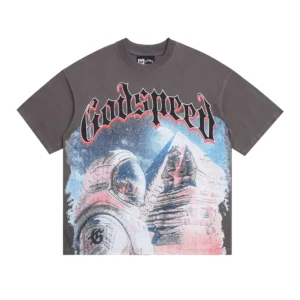 Godspeed Astronaut Pyramid T-Shirt Grey