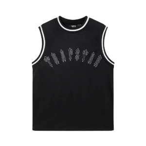 Trapstar Mesh Basketball Tank Top Black