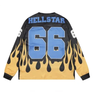 Hellstar Sports Flame Jersey 66 Black Yellow