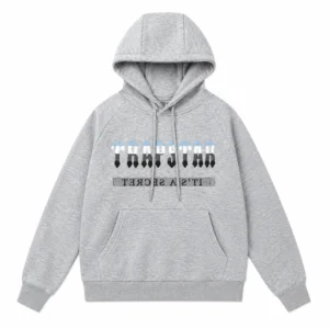 Trapstar Glacier Script Hoodie Grey